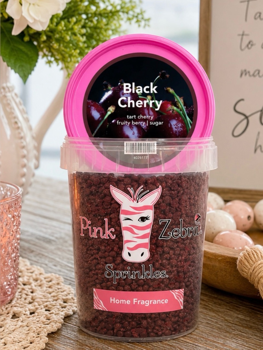 Pink Zebra Black Cherry Soft Soy Wax Melts 3.75 oz Bag
